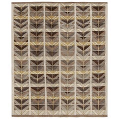 Tapis haut de style scandinave à motifs géométriques de Rug & Kilim