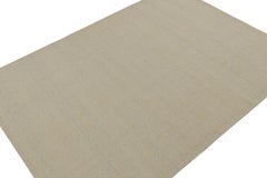 Rug & Kilim’s Scandinavian Style Kilim in Beige & Blue Geometric Pattern