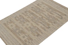 Rug & Kilim's Scandinavian Style Kilim in Beige-Brown & gray Patterns