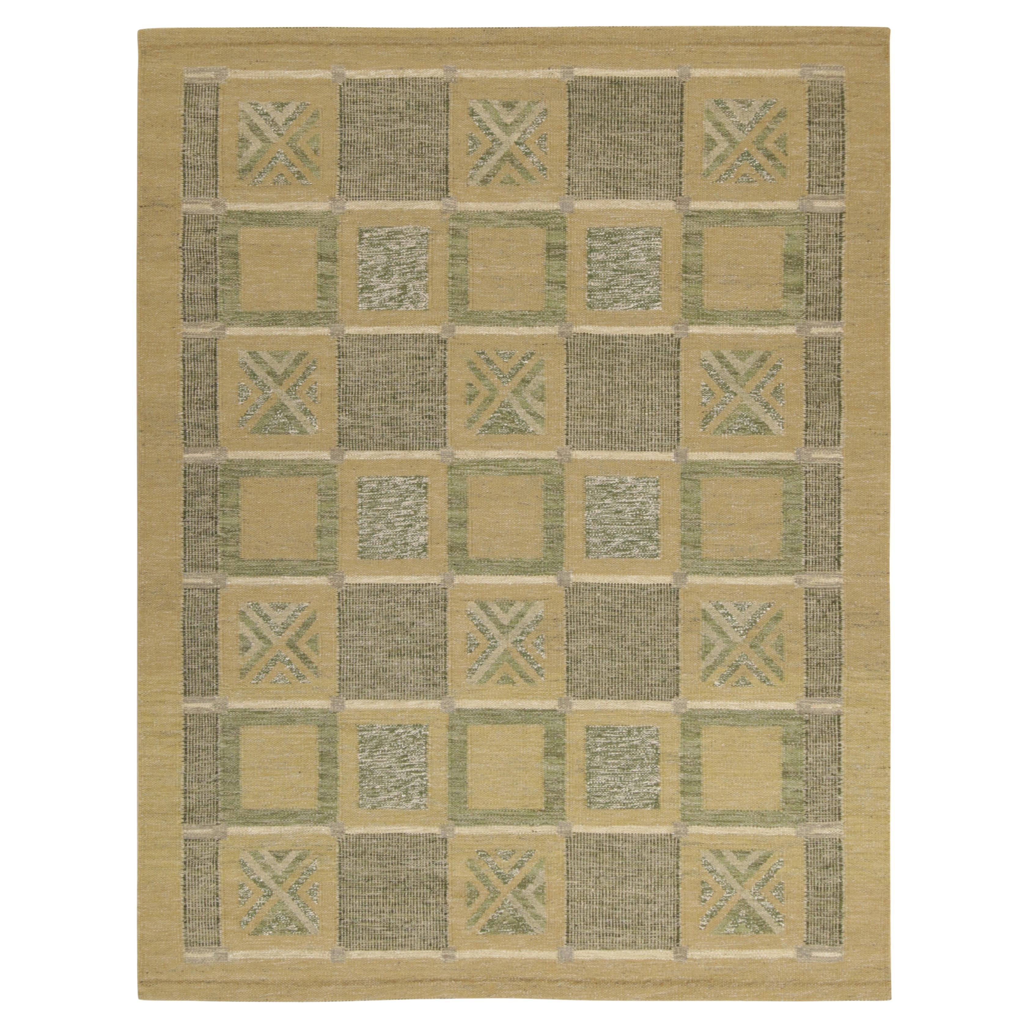 Rug and Kilim’s Scandinavian style kilim rug in Beige and Grey