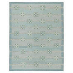 Rug
Kilim
s skandinavischer Stil Kilim in Blau mit geometrischen Mustern in Teal