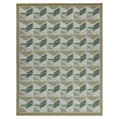 Rug 
Kilim
s skandinavischer Stil Kilim in Grau, Beige und Blau Geometrisches Muster