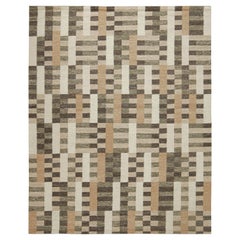 Rug & Kilim’s Scandinavian style Kilim in Polychromatic Geometric Patterns