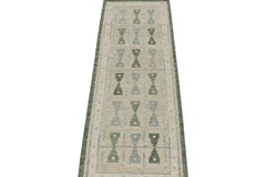 Rug & Kilim's Scandinavian Style Kilim Runner in Beige with Geometric Patterns (Tapis de course de style scandinave en beige avec motifs géométriques)
