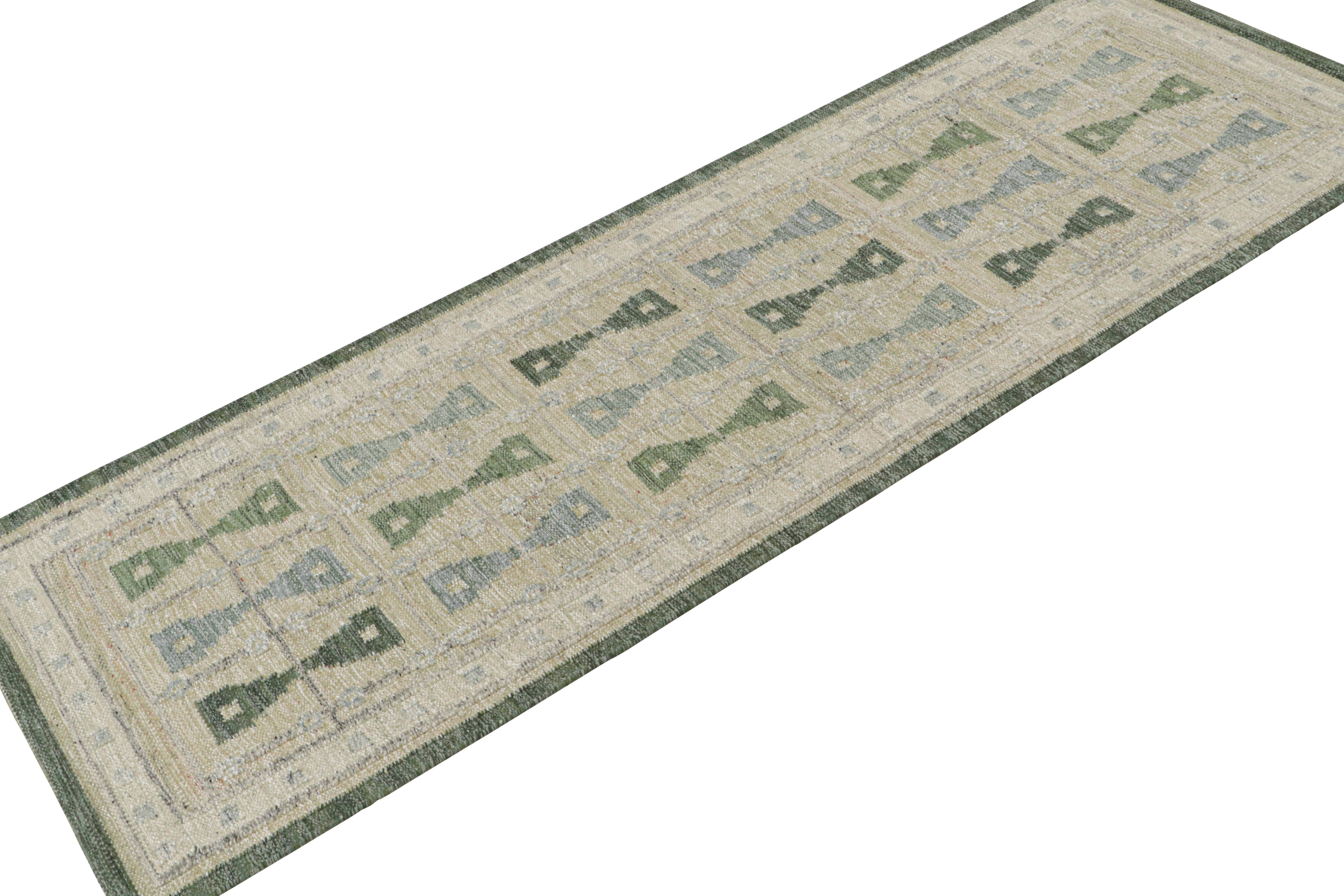 sage green runner rug