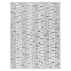Rug & Kilim’s Scandinavian Style Outdoor Rug in Gray with Geometric Patterns