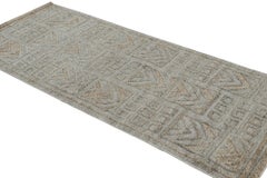 Alfombra de exterior de estilo escandinavo de Rug & Kilim con motivos geométricos en color crudo