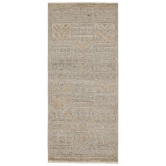 Alfombra de exterior de estilo escandinavo de Rug & Kilim con motivos geométricos en color crudo