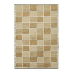 Tappeto in stile scandinavo Rug & Kilim, beige-marrone con motivi geometrici quadrati