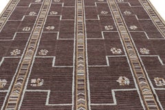 Tappeto in stile scandinavo Rug & Kilim con motivi geometrici beige-marrone