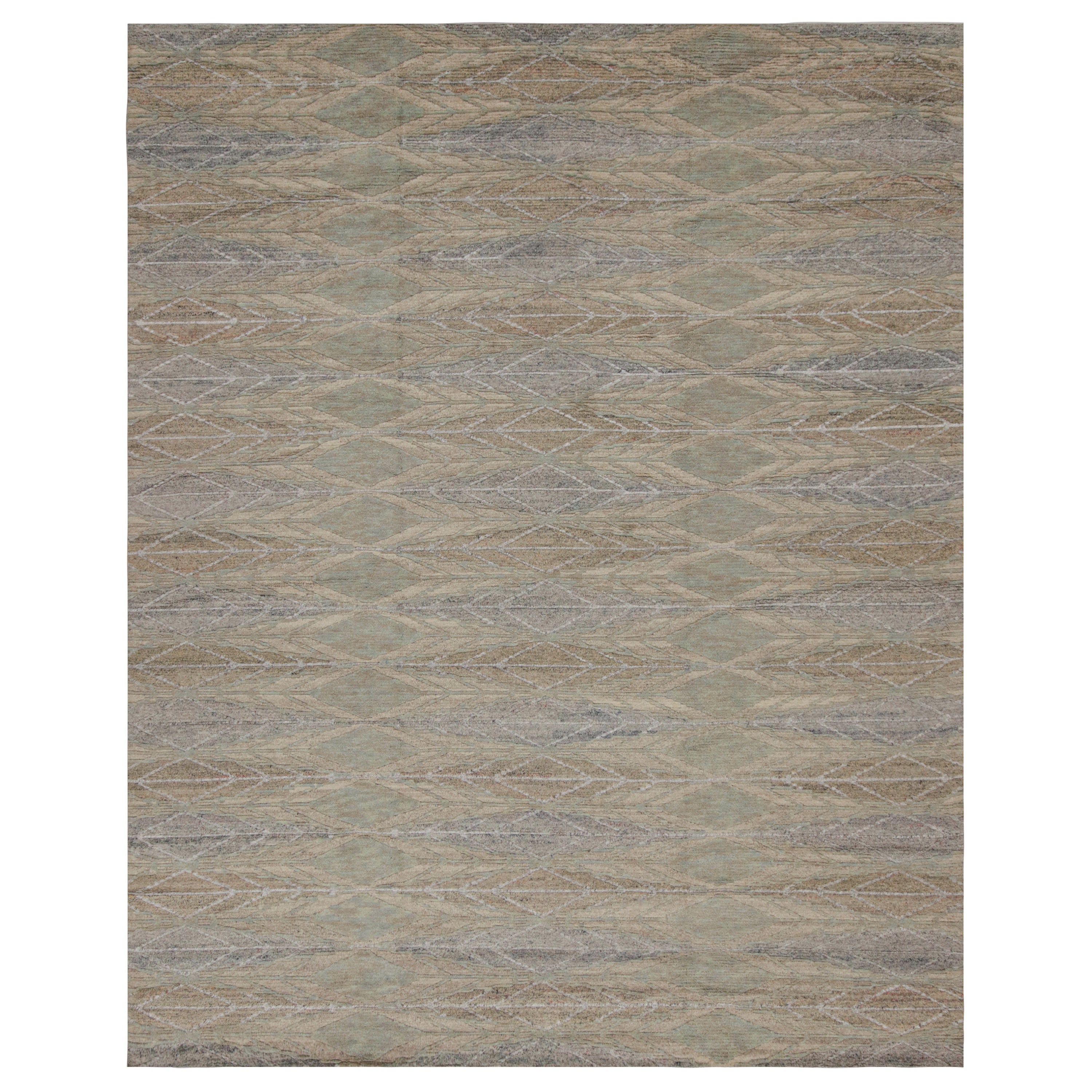 Tappeto in stile scandinavo Rug & Kilim con motivi geometrici beige, marroni e grigi