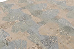 Rug & Kilim’s Scandinavian Style Rug in Beige-Brown with Geometric Patterns