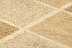 Rug & Kilim’s Scandinavian Style Rug in Beige-Brown with Geometric Patterns