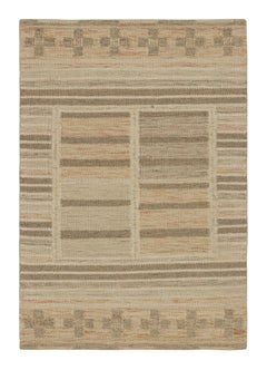 Tappeto in stile scandinavo Rug & Kilim in beige con motivi geometrici colorati
