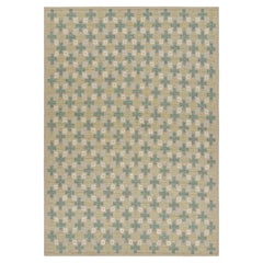 Alfombra de estilo escandinavo Rug & Kilim en beige con motivos geométricos de colores