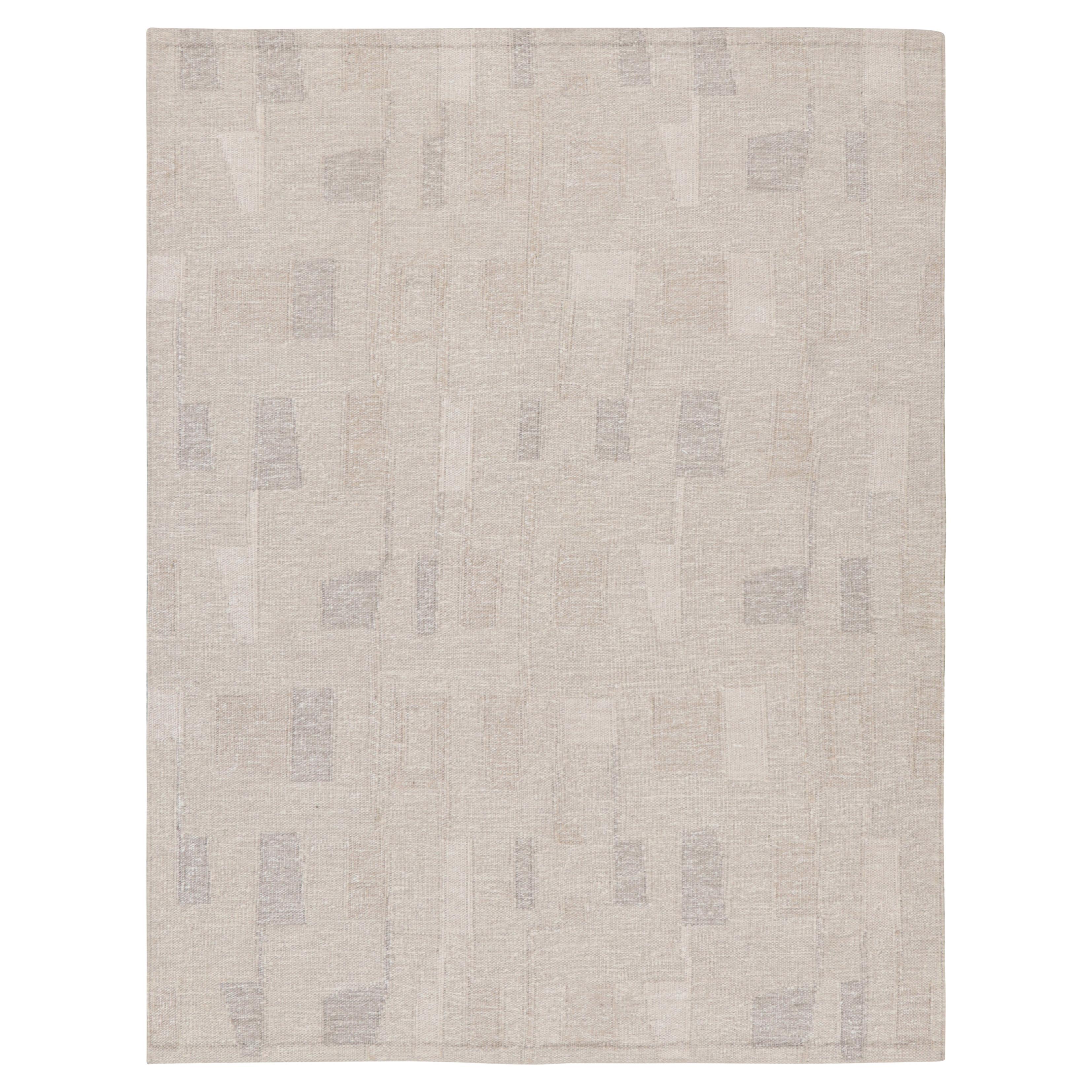 Tappeto in stile scandinavo Rug & Kilim in beige con motivi geometrici colorati