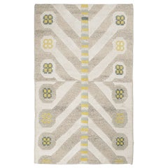 Tappeto in stile scandinavo Rug 
Kilim in beige con motivi geometrici