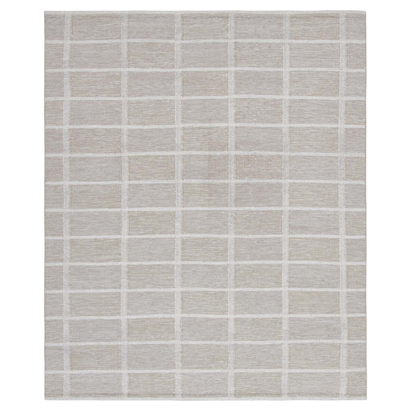 Rug and Kilim’s Scandinavian Style Rug in Beige with Gray and White ...