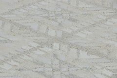 Rug & Kilim’s Scandinavian Style Rug with Beige and Gray Geometric Patterns