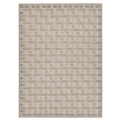 Rug & Kilim's Teppich im skandinavischen Stil mit beige-braunen, geometrischen Mustern