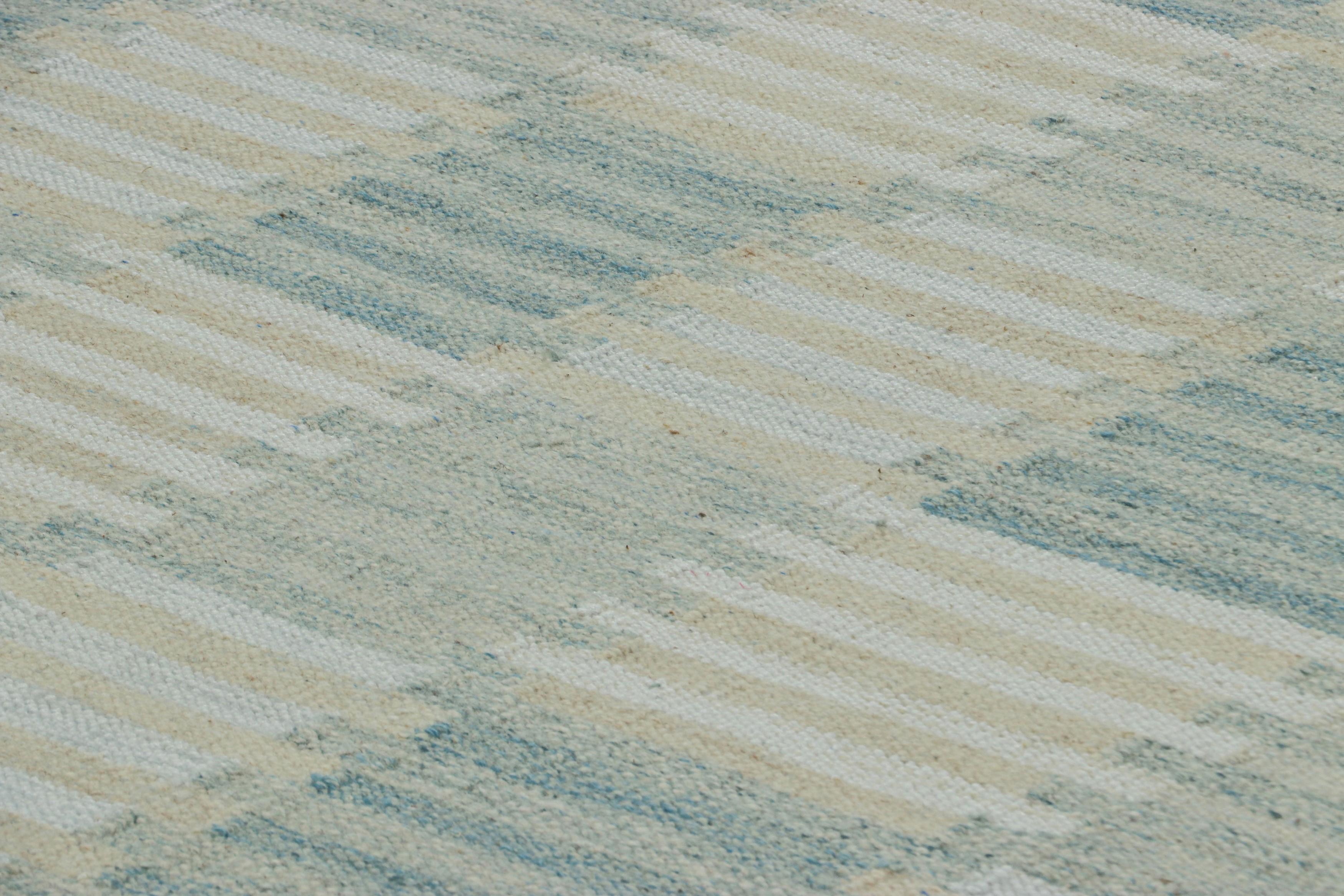 Made with handwoven wool, this 8x10 rug is an exciting new addition to Rug & Kilim’s Scandinavian rug collection—a contemporary reimagining of Swedish minimalism and vintage rugs and textiles of Rollakan and Rya traditions.

On the Design: 

This