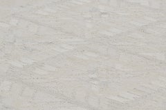 Rug & Kilim’s Scandinavian Style Rug with Cream and Beige Geometric Patterns