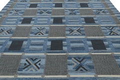 Rug & Kilim’s Scandinavian Style Rug with Geometric Patterns