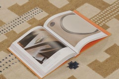 Rug & Kilim’s Scandinavian Style Rug with Gold and Beige Geometric Designs