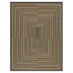 Rug & Kilim’s Scandinavian Style Rug with Polychromatic Geometric Patterns