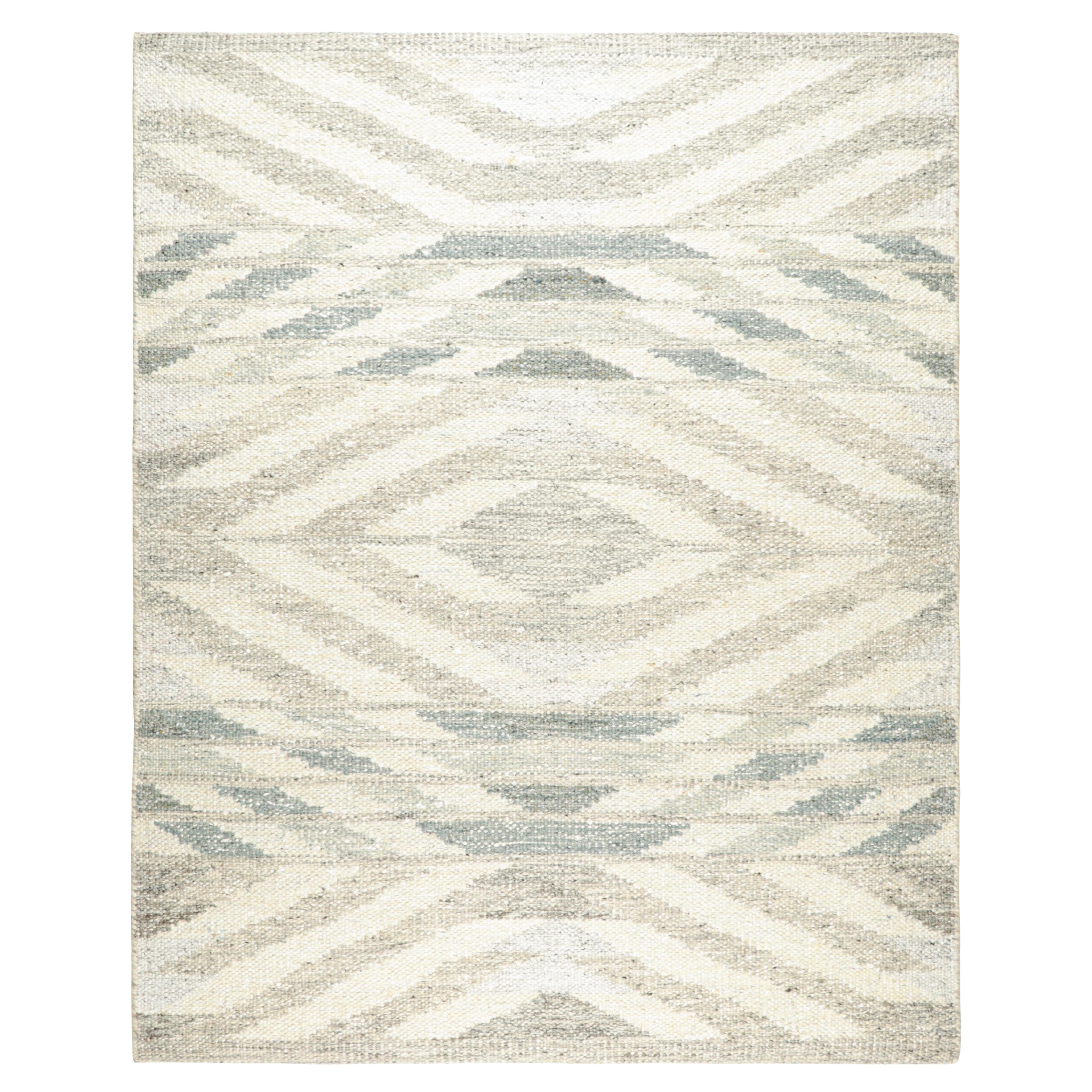 Tappeto in stile scandinavo Rug & Kilim con motivi geometrici bianchi e grigi