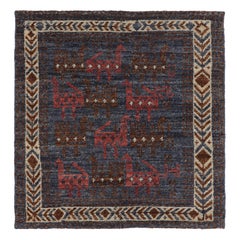 Rug
Kilim
s Schirwan-inspirierter Perserteppich, ausdrucksstarke Tierdarstellungen