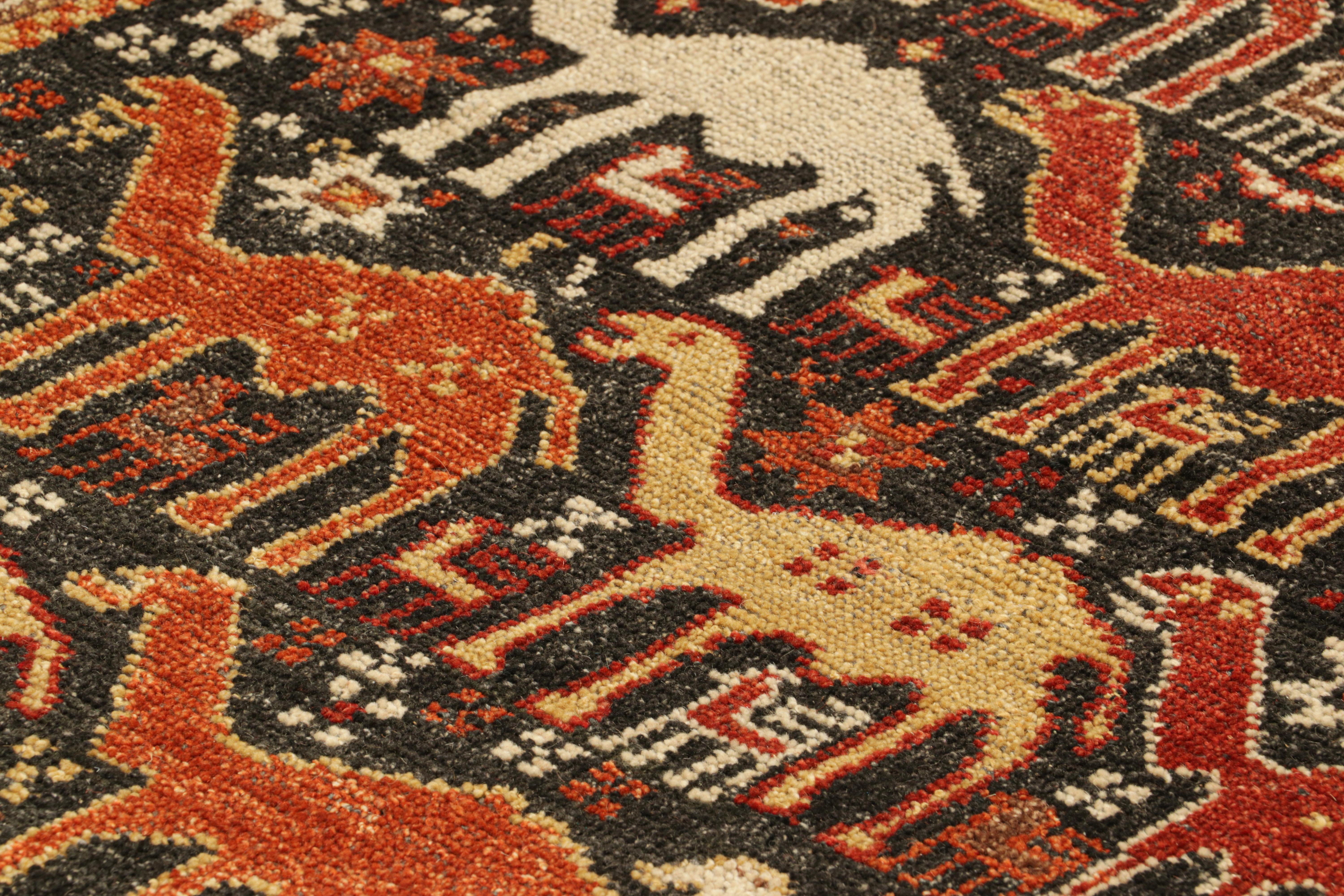 Hand-knotted in a special blend of Ghazni wool, this 3x4 rug from Rug & Kilim’s custom-classics Burano Collection is inspired by antique Shirvan rug designs—a unique contemporary approach to tribal sensibilities.

On the Design: 

This design