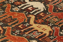 Rug & Kilim’s Shirvan Style Rug with Geometric Camel Pictorials