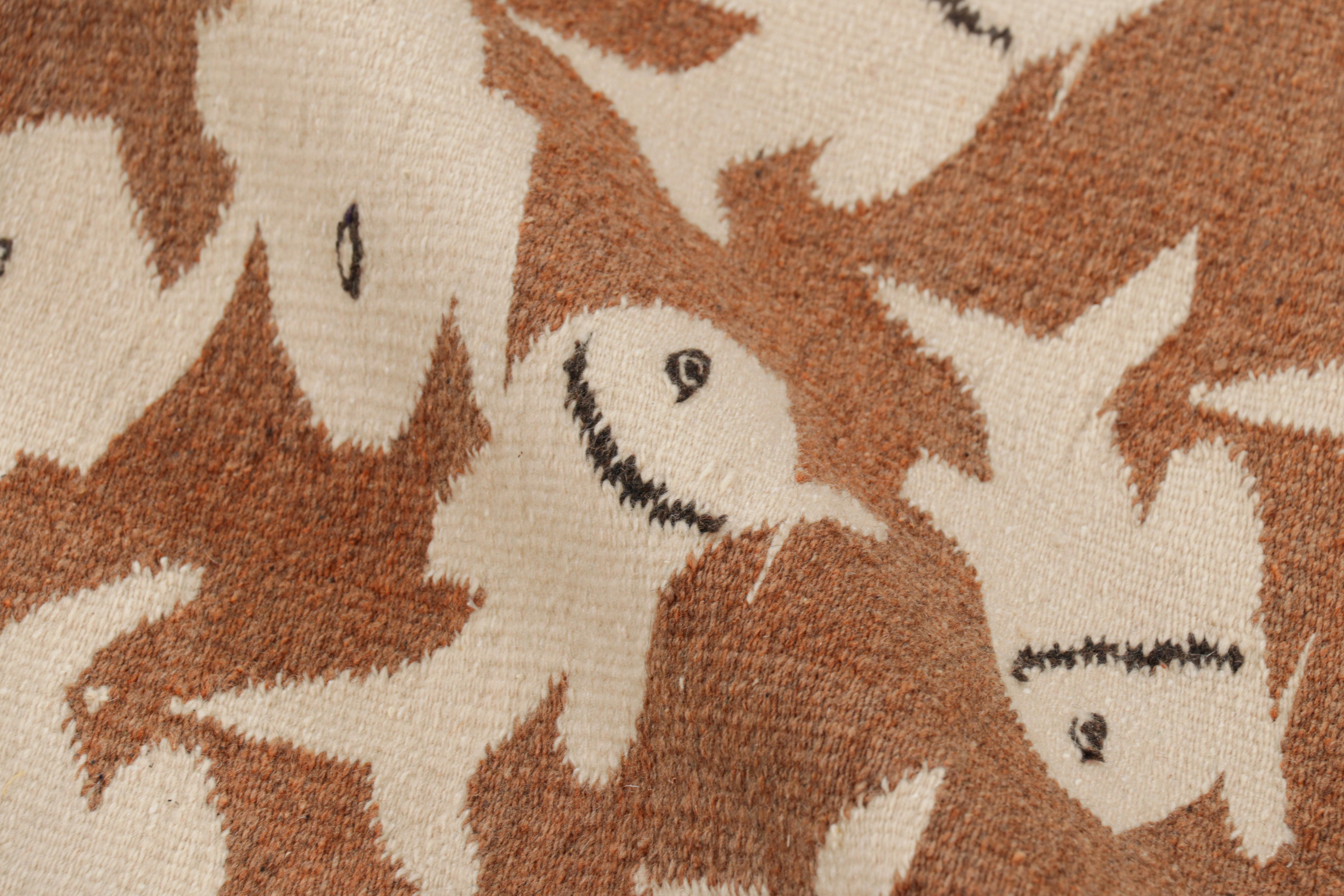 XXIe siècle et contemporain Rug & Kilim's Sky and Water II M.C. Tapisserie de style Escher avec photos en vente