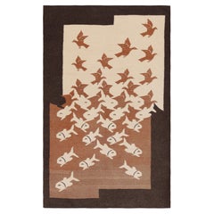 Rug & Kilim’s “Sky and Water II” M.C. Escher-Style Tapestry with Pictorials