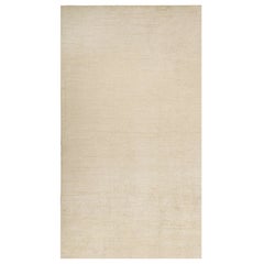 Alfombra Marrón Beige Sólido de Rug 
Kilim en Estilo Contemporáneo Tono sobre Tono