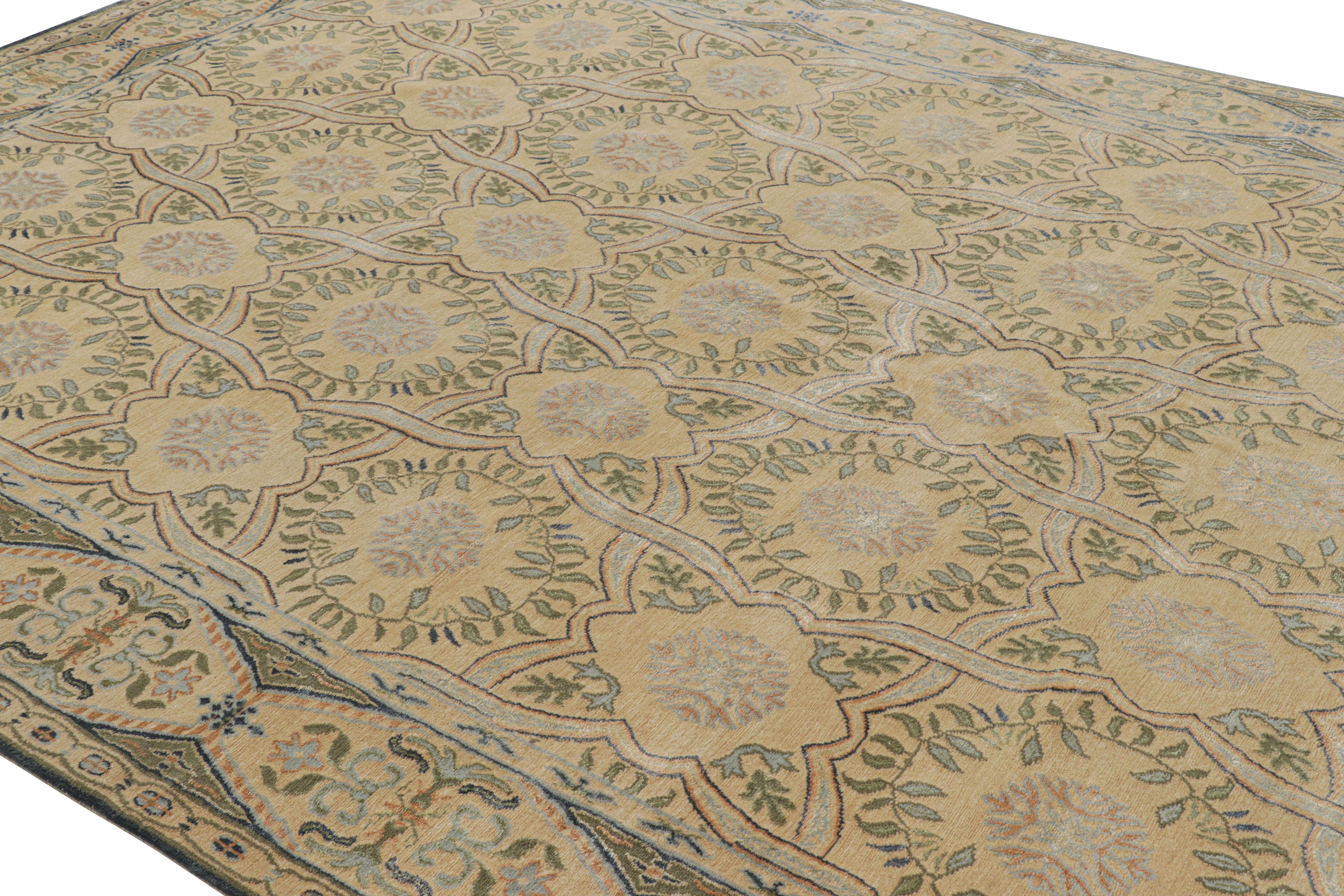 Anudada a mano en lana y seda en nuestro pelo nepalí más lujoso, esta alfombra de transición de 9x12 se añade a la colección de alfombras europeas de Rug & Kilim.

Sobre el diseño: 

El elegante dibujo, la escala y el movimiento ejemplifican la