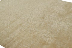Rug & Kilim’s Spanish Style Rug in Gold with Floral Patterns “Cordoba”