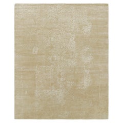 Alfombra de estilo español "Córdoba" de Rug & Kilim en dorado con motivos florales