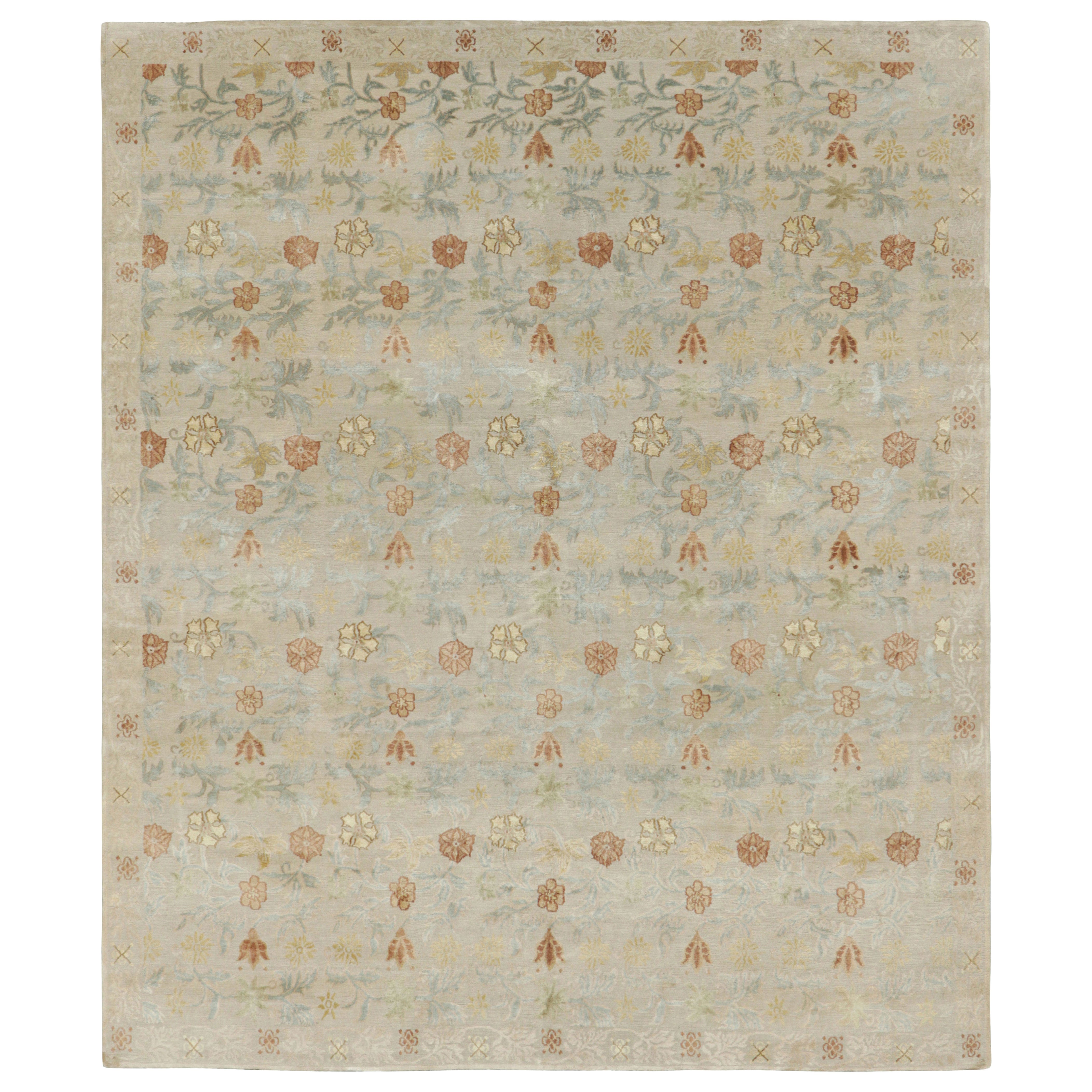 Rug & Kilim è un tappeto in stile spagnolo in bianco sporco-beige con motivi floreali "Bilbao".