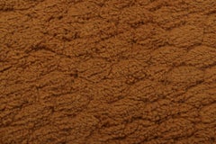 Rug & Kilim’s Textural High-Pile Custom Rug Sample, Rust Tones and Muted Pattern