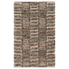 Rug & Kilim: Tappeto Kilim moderno con motivi bianchi, neri e multicolori