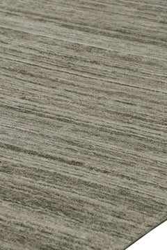 Rug & Kilim’s Textural Oversized Rug with Sage Green Tones and Striae