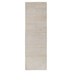 Rug & Kilim’s Textural Plain Modern Runner, Beige Two Tones Rug