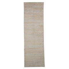 Tapis et tapis Kilims, tapis de couloir moderne simple et texturé beige à deux tons