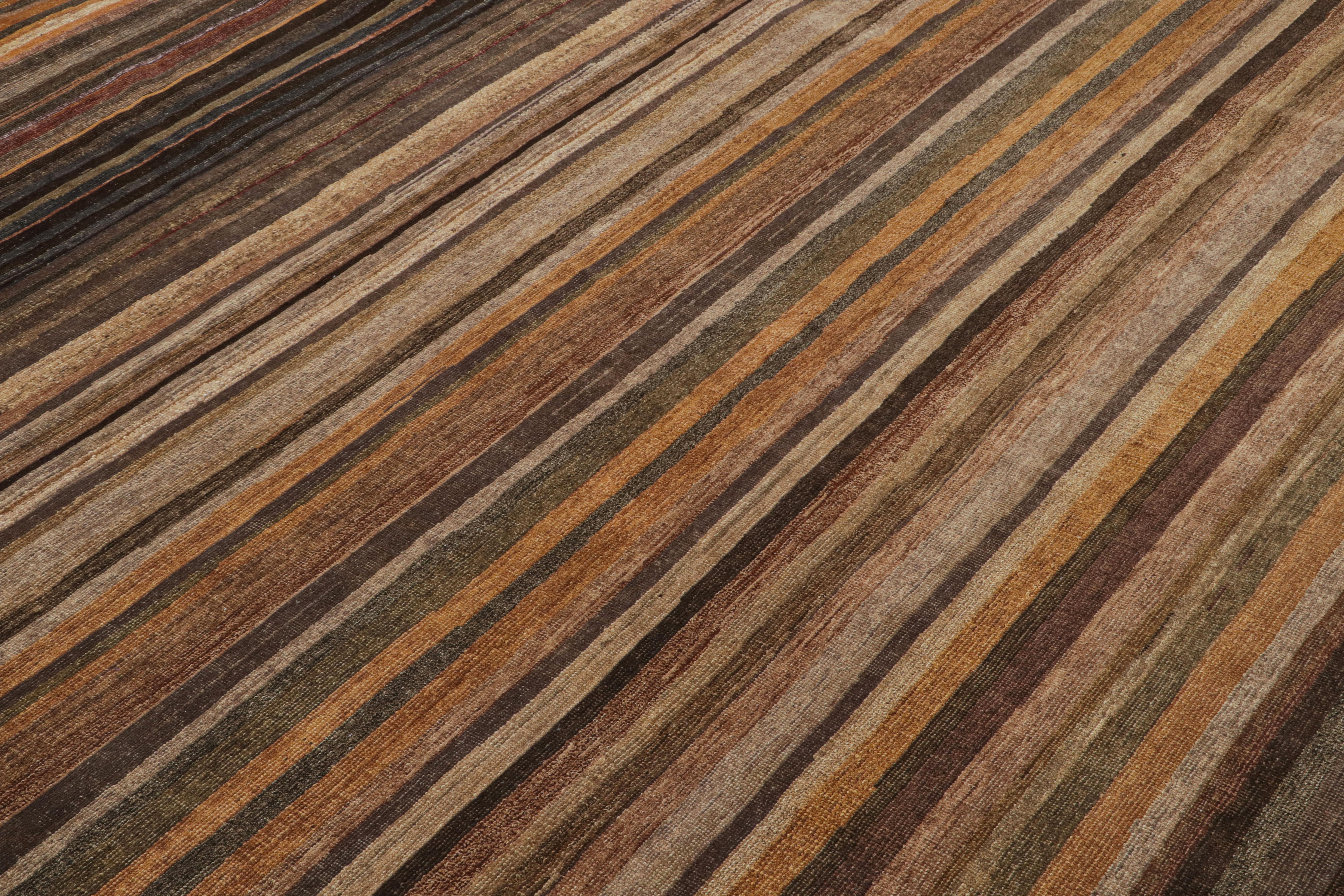 Ce tapis texturé 9x12 est un nouvel ajout à la Collection Texture of Color de Rug & Kilim.

Sur le Design :

Réalisé en laine nouée à la main, ce tapis reflète une nouvelle approche du thème de cette collection, notamment une teinture végétale comme