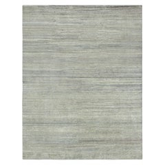 Rug
Kilim
s Strukturteppich in Beige, Hellblau und Creme mit Streifen und Schlieren