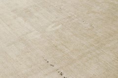 Rug & Kilim’s Textural Rug in Cream and Ivory White Tones and Striae