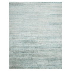 Rug & Kilim's Strukturteppich in hellblauen Tönen