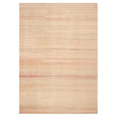 Rug & Kilim’s Textural Rug in Peach Tones and Striae